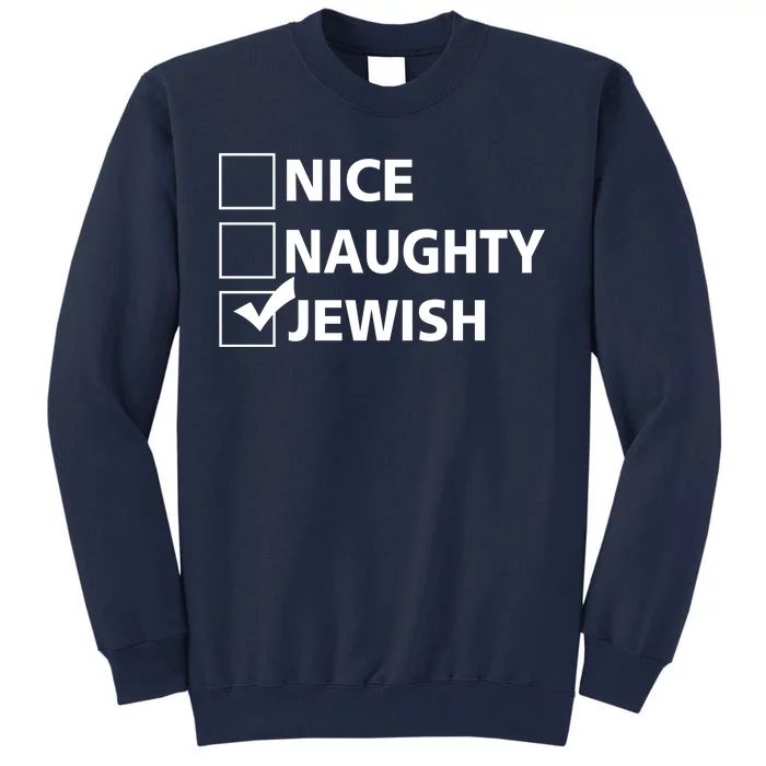 Funny Jewish Holiday Hanukkah Tall Sweatshirt