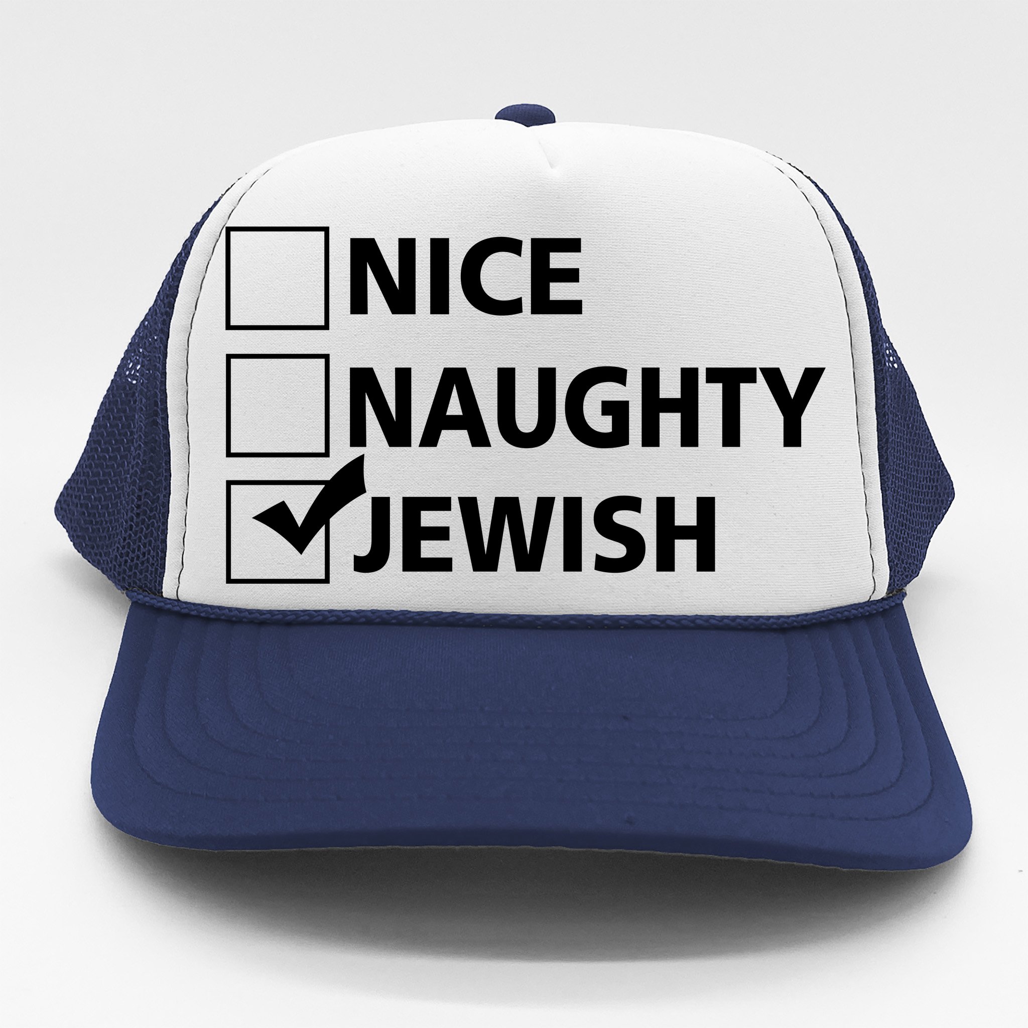 Funny Jewish Holiday Hanukkah Trucker Hat | TeeShirtPalace