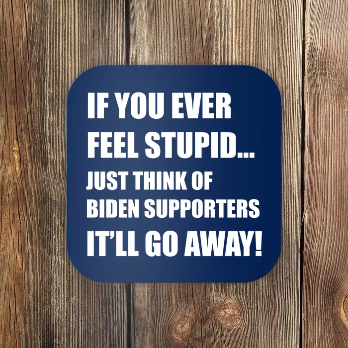 Funny Joe Biden Pro Trump 2024 Coaster