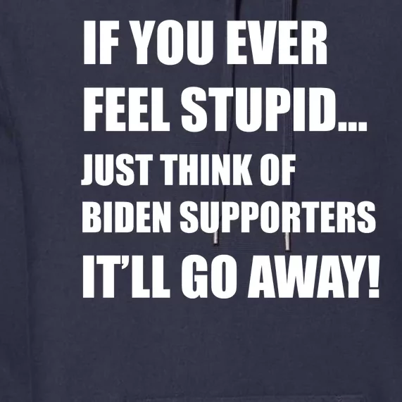 Funny Joe Biden Pro Trump 2024 Premium Hoodie