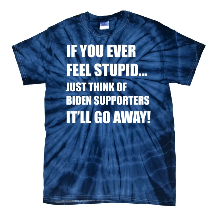 Funny Joe Biden Pro Trump 2024 Tie-Dye T-Shirt