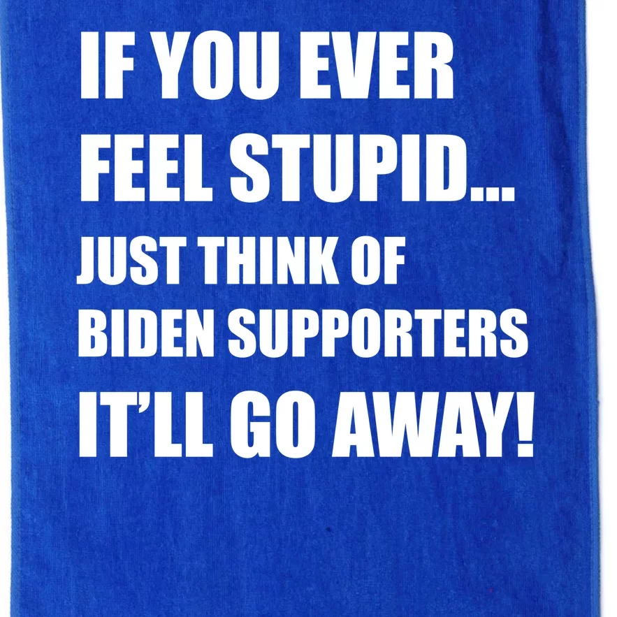 Funny Joe Biden Pro Trump 2024 Platinum Collection Golf Towel