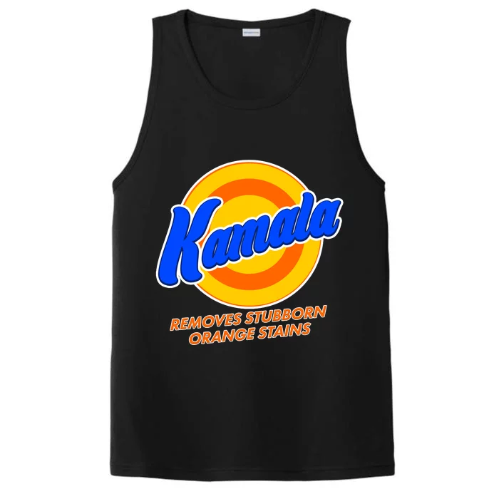 Funny Kamala Removes Stubborn Orange Stains Performance Tank