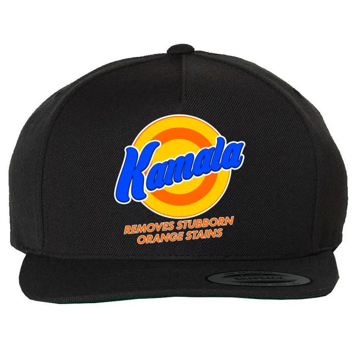 Funny Kamala Removes Stubborn Orange Stains Wool Snapback Cap