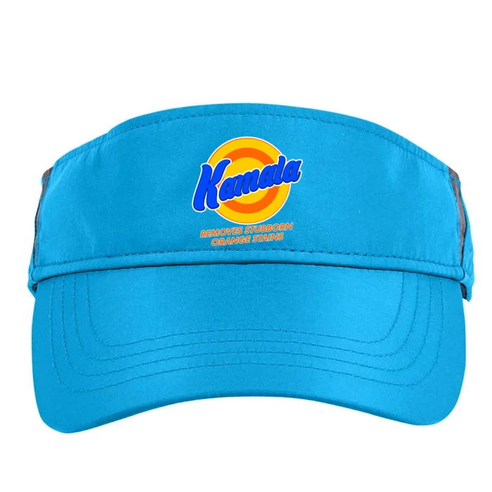 Funny Kamala Removes Stubborn Orange Stains Adult Drive Performance Visor