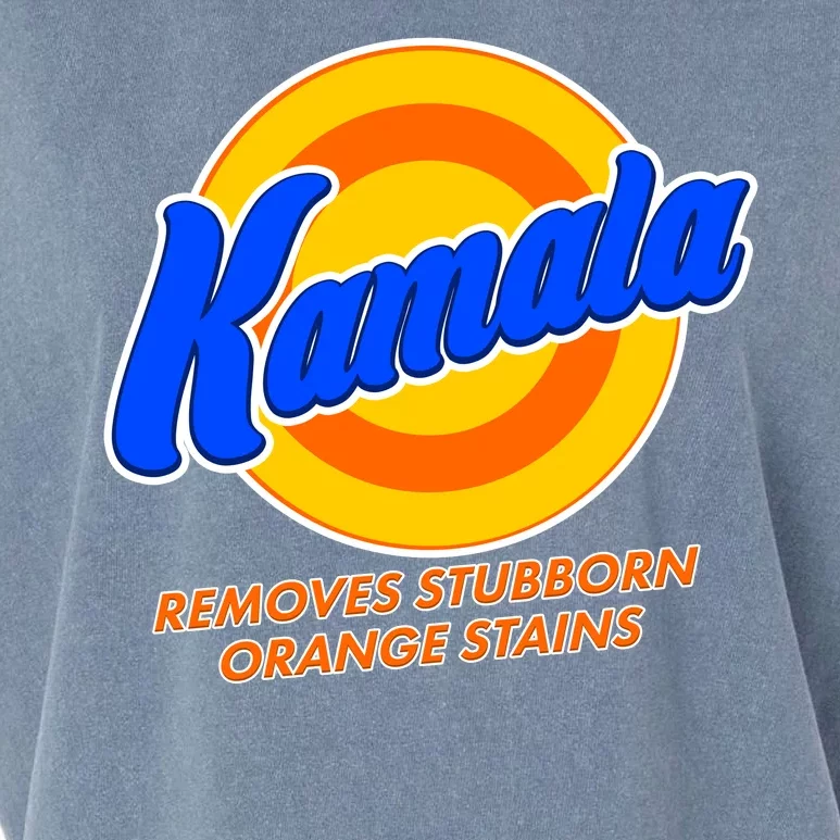 Funny Kamala Removes Stubborn Orange Stains Garment-Dyed Women's Muscle Tee