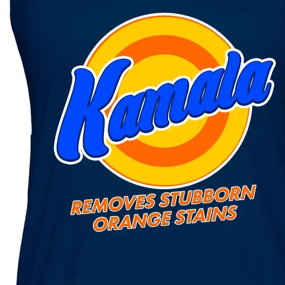 Funny Kamala Removes Stubborn Orange Stains Ladies Essential Flowy Tank