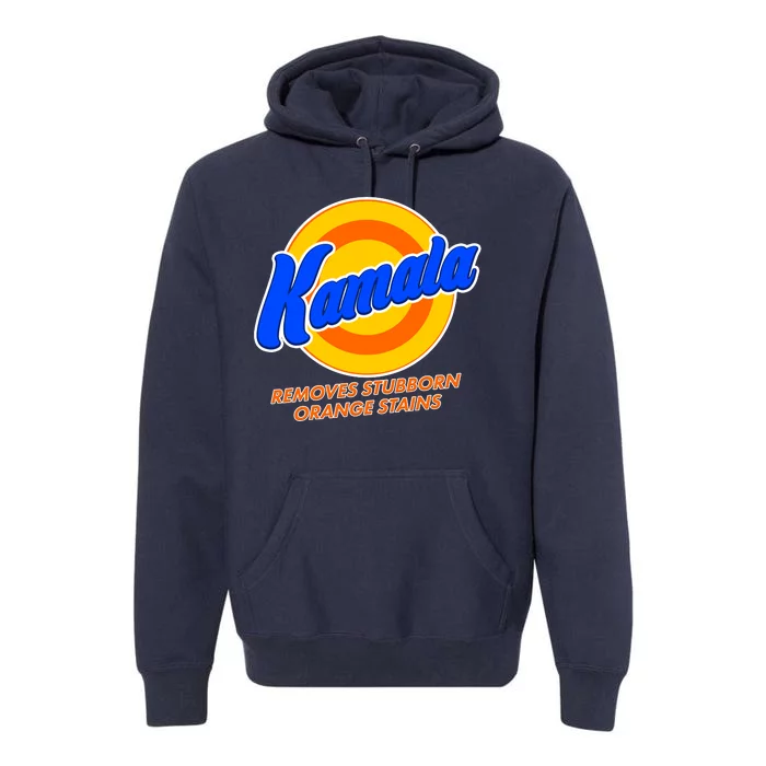 Funny Kamala Removes Stubborn Orange Stains Premium Hoodie