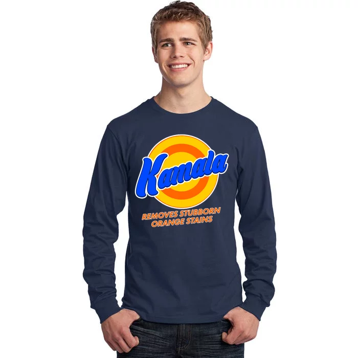 Funny Kamala Removes Stubborn Orange Stains Tall Long Sleeve T-Shirt