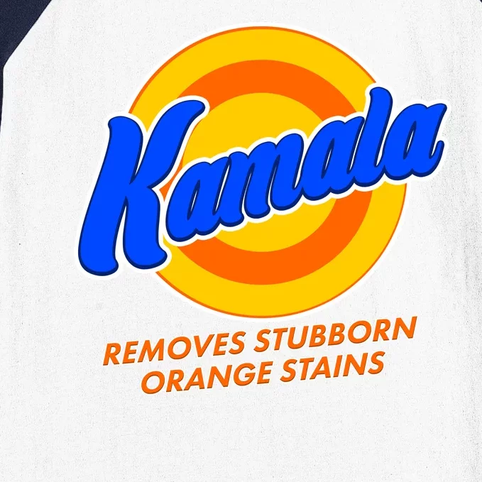 Funny Kamala Removes Stubborn Orange Stains Baseball Sleeve Shirt