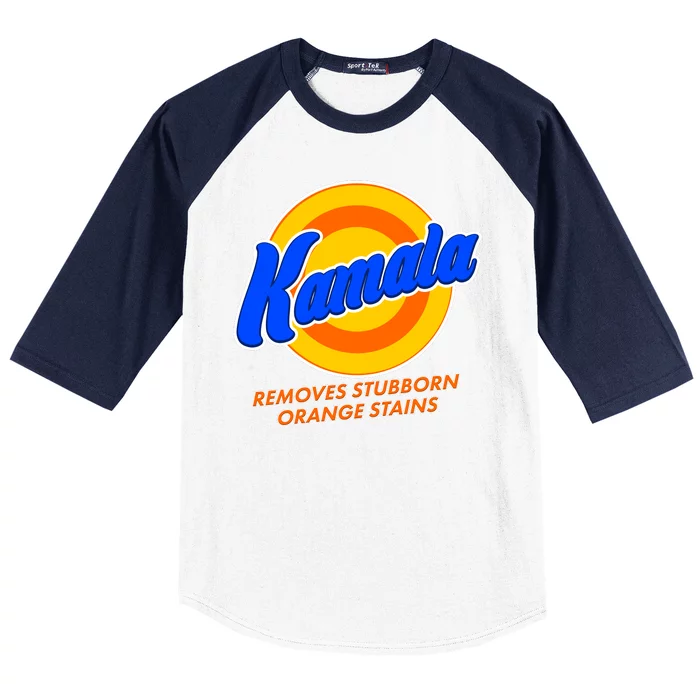 Funny Kamala Removes Stubborn Orange Stains Baseball Sleeve Shirt