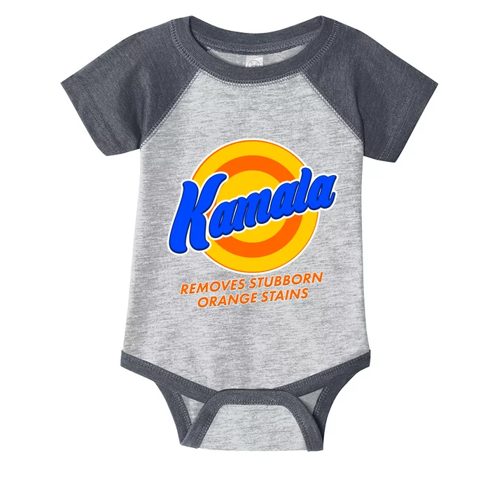 Funny Kamala Removes Stubborn Orange Stains Infant Baby Jersey Bodysuit