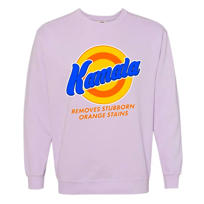 Funny Kamala Removes Stubborn Orange Stains Garment-Dyed Sweatshirt