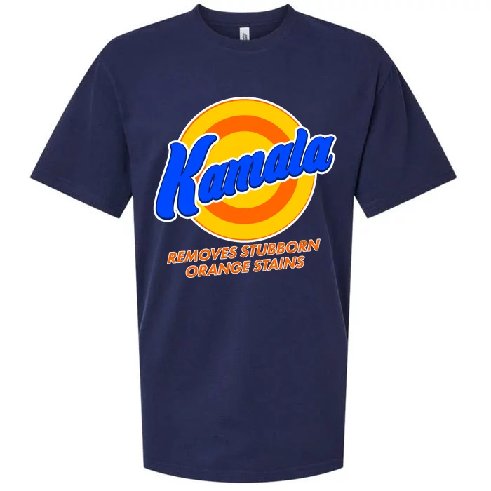 Funny Kamala Removes Stubborn Orange Stains Sueded Cloud Jersey T-Shirt