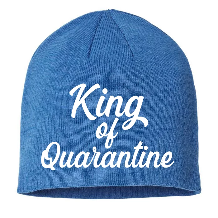 Funny King Of Quarantine 8 1/2in Sustainable Knit Beanie