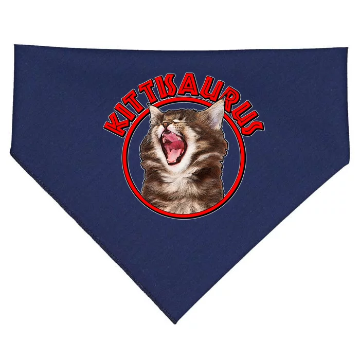 Funny Kittisaurus USA-Made Doggie Bandana