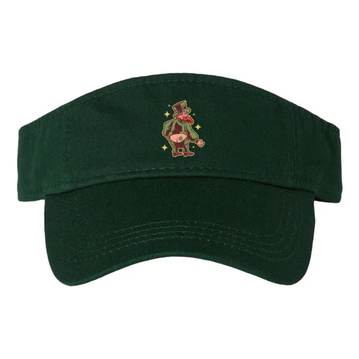 Funny Leprechaun Tattoo Valucap Bio-Washed Visor