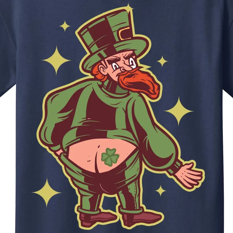 Funny Leprechaun Tattoo Kids T-Shirt