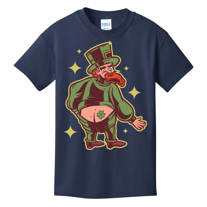 Funny Leprechaun Tattoo Kids T-Shirt