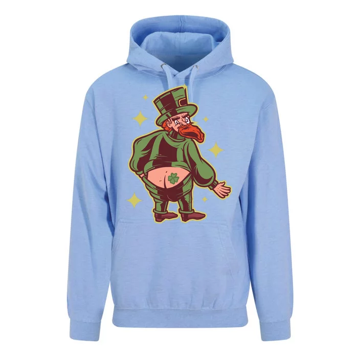 Funny Leprechaun Tattoo Unisex Surf Hoodie