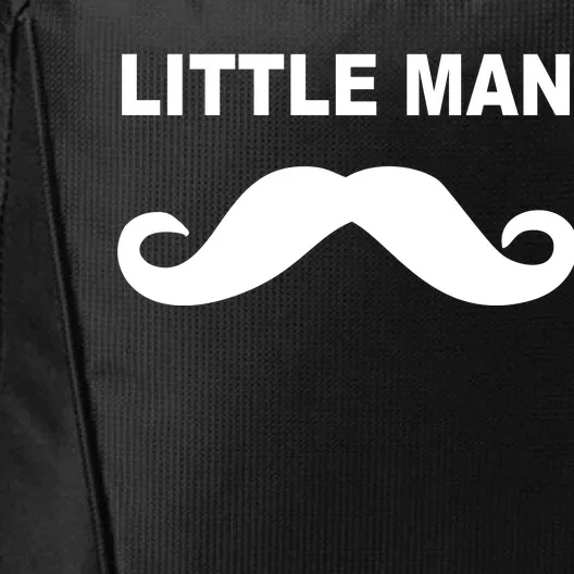 Funny Little Man Mustache City Backpack