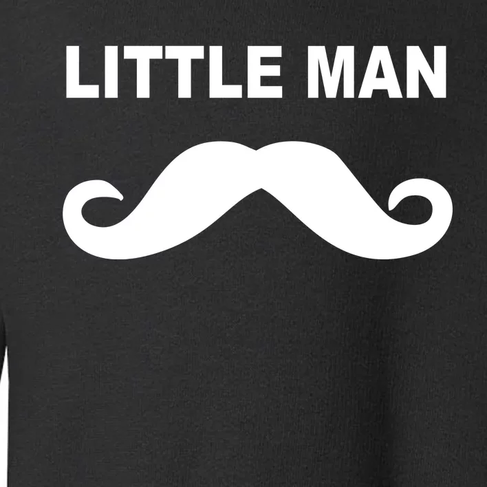 Funny Little Man Mustache Toddler Sweatshirt