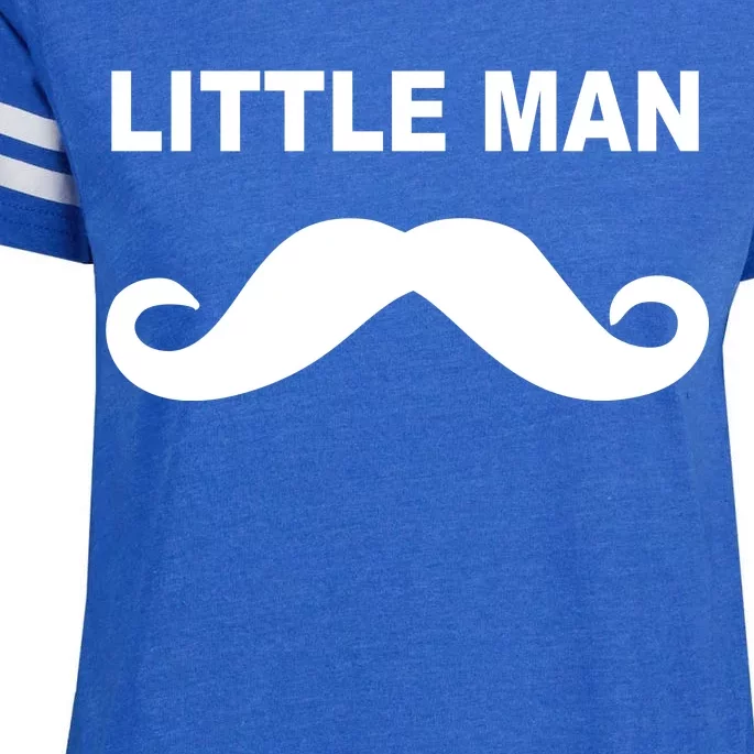 Funny Little Man Mustache Enza Ladies Jersey Football T-Shirt