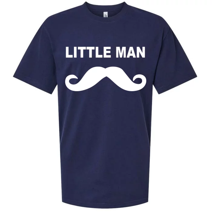 Funny Little Man Mustache Sueded Cloud Jersey T-Shirt