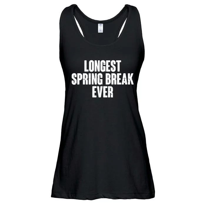 Funny Longest Spring Break Ever Quarantine Ladies Essential Flowy Tank