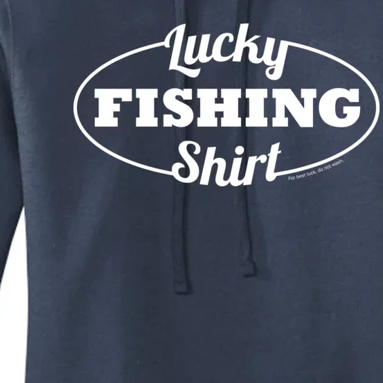 Funny Lucky Fishing Women's Pullover Hoodie