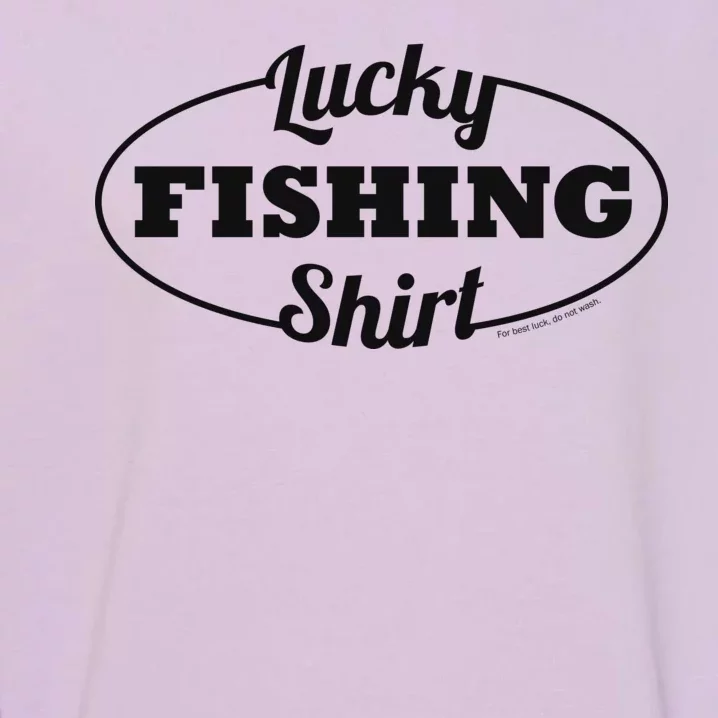 Funny Lucky Fishing Garment-Dyed Sweatshirt