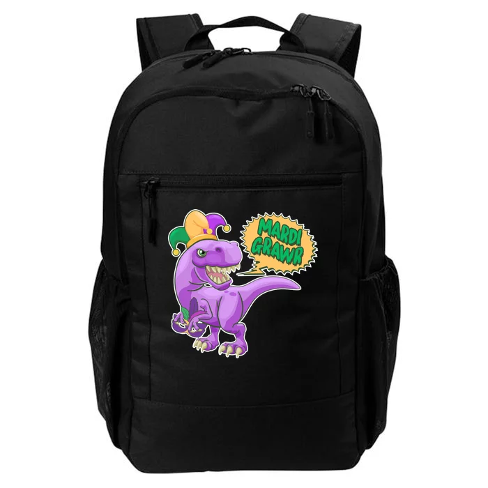 Funny Mardi Grawr T-Rex Dinosaur Daily Commute Backpack