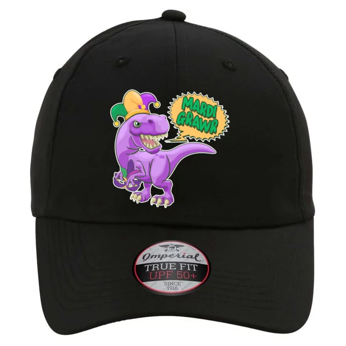 Funny Mardi Grawr T-Rex Dinosaur The Original Performance Cap