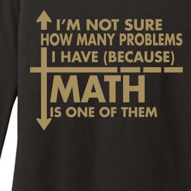 Funny Math Problems Womens CVC Long Sleeve Shirt