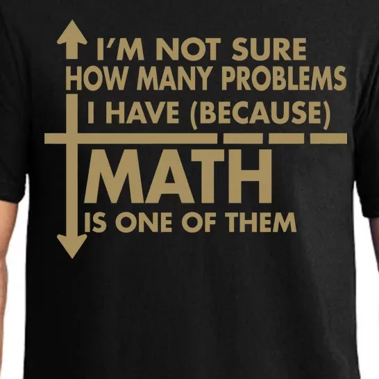 Funny Math Problems Pajama Set