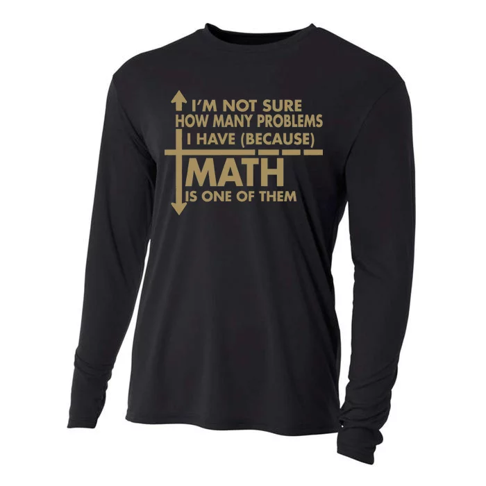 Funny Math Problems Cooling Performance Long Sleeve Crew