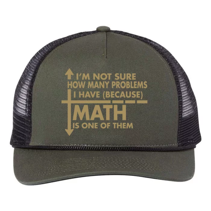 Funny Math Problems Retro Rope Trucker Hat Cap