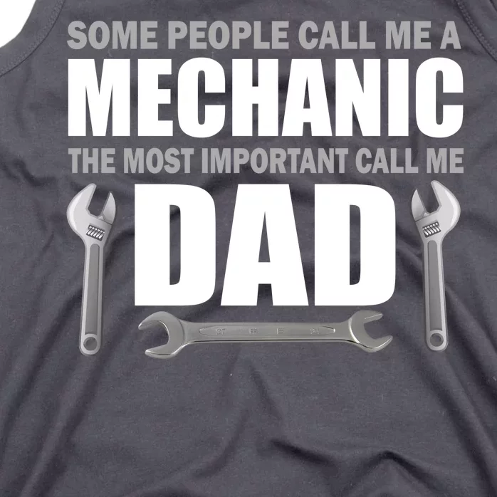 Funny Mechanic Dad Tank Top