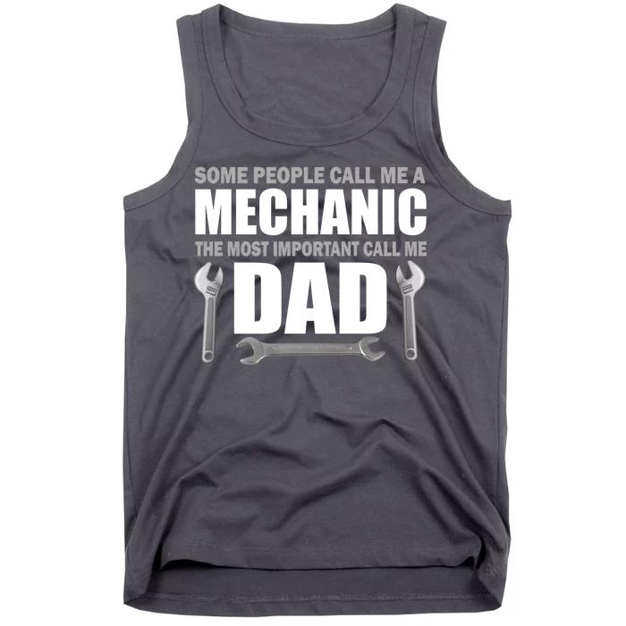 Funny Mechanic Dad Tank Top