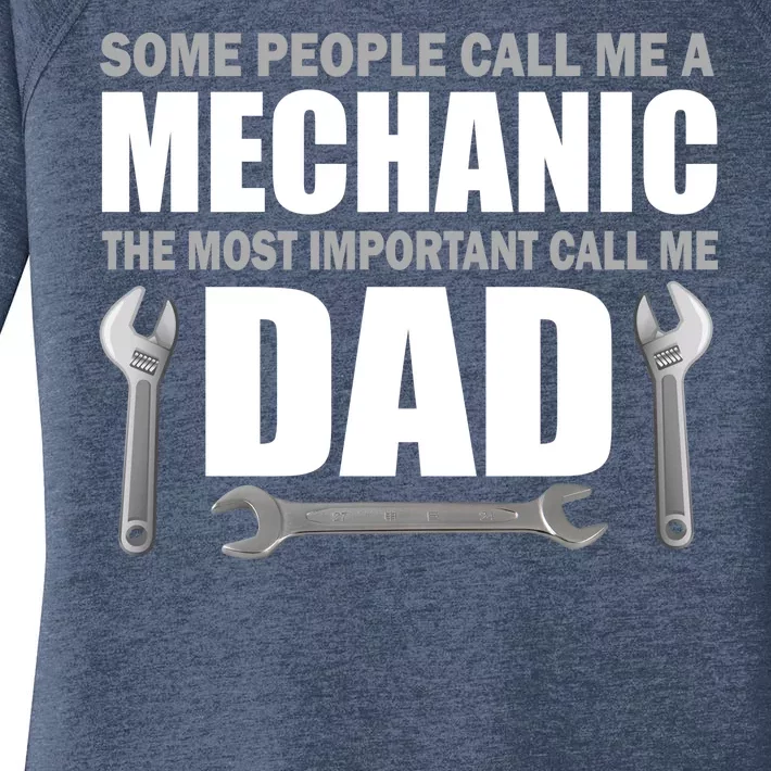 Funny Mechanic Dad Women's Perfect Tri Tunic Long Sleeve Shirt