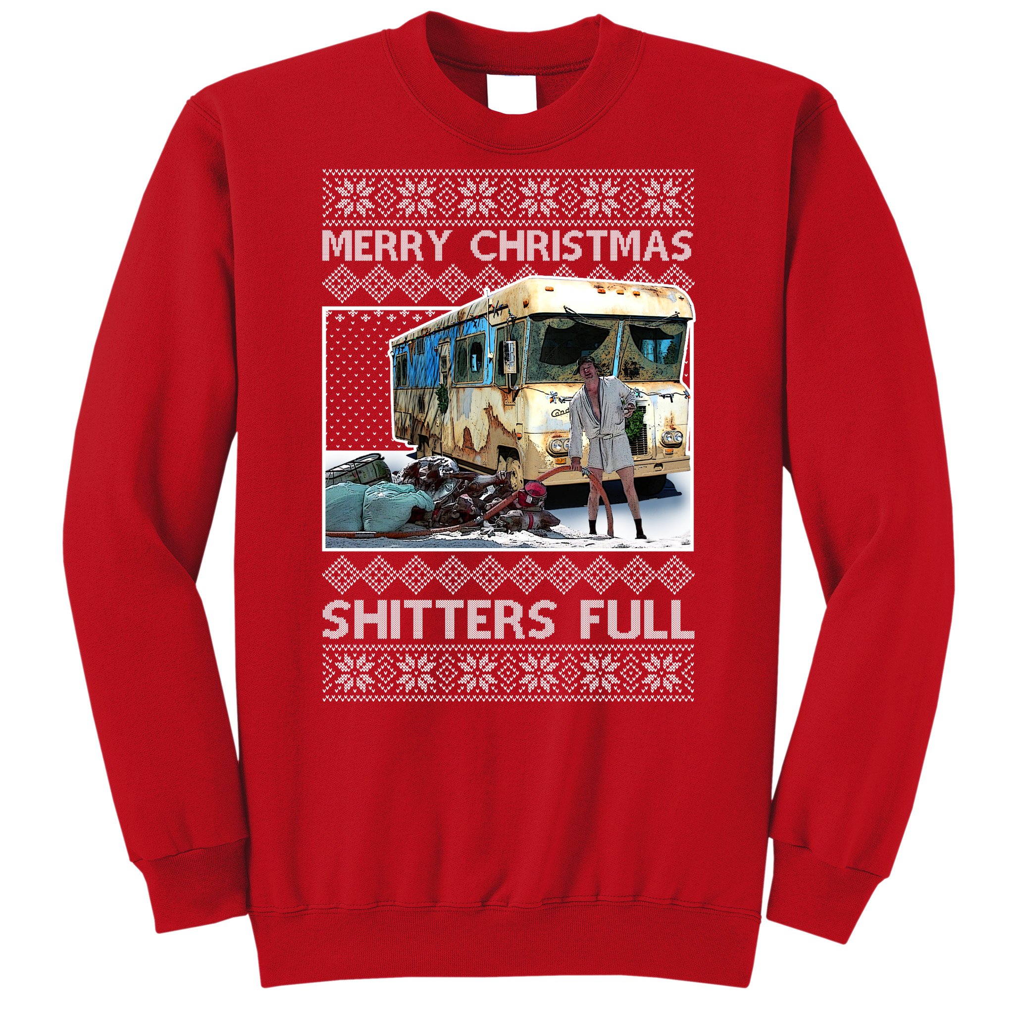 Christmas vacation ugly outlet sweater shitters full