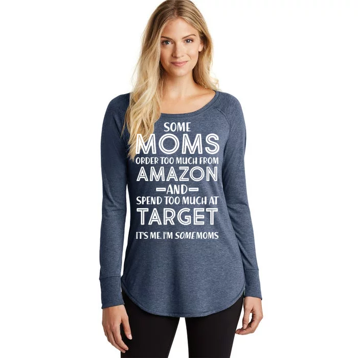 Funny Moms Shopping Problems Women's Perfect Tri Tunic Long Sleeve Shirt