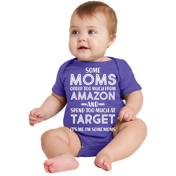 Funny Moms Shopping Problems Baby Bodysuit