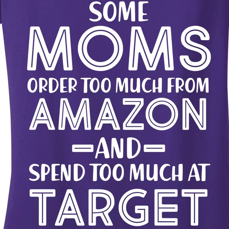 Funny Moms Shopping Problems Women's V-Neck T-Shirt