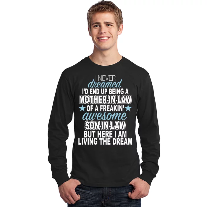 Funny Mother In law Awesome Son In Law Long Sleeve Shirt