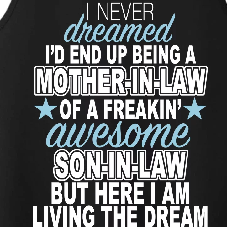 Funny Mother In law Awesome Son In Law Performance Tank