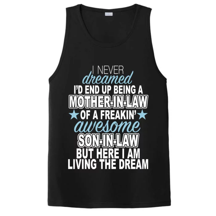 Funny Mother In law Awesome Son In Law Performance Tank