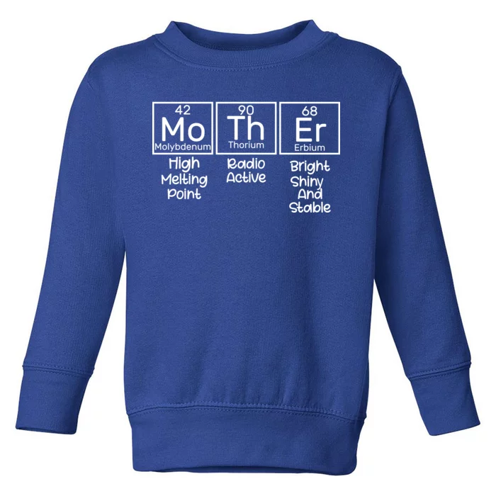 Funny Mother Periodic Table Toddler Sweatshirt