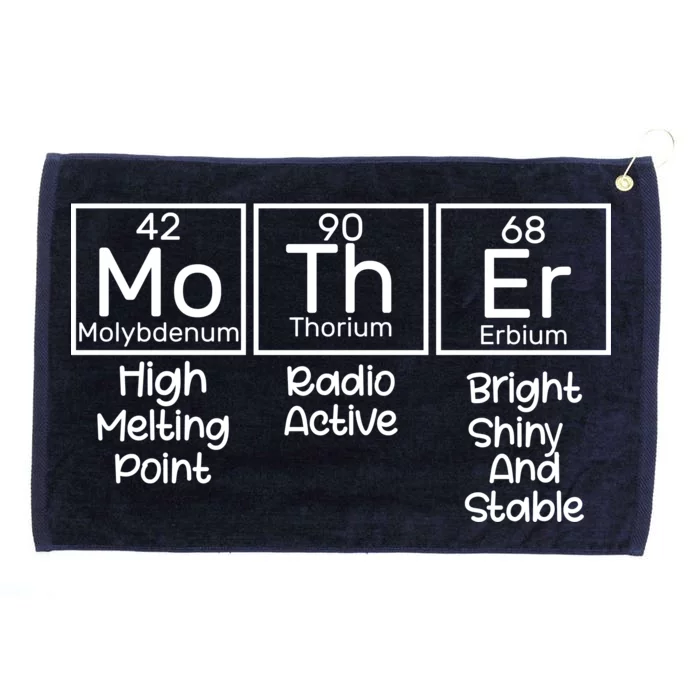 Funny Mother Periodic Table Grommeted Golf Towel