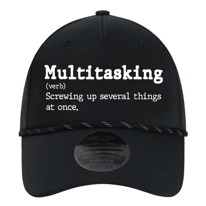 Funny Multitasking Definition Performance The Dyno Cap